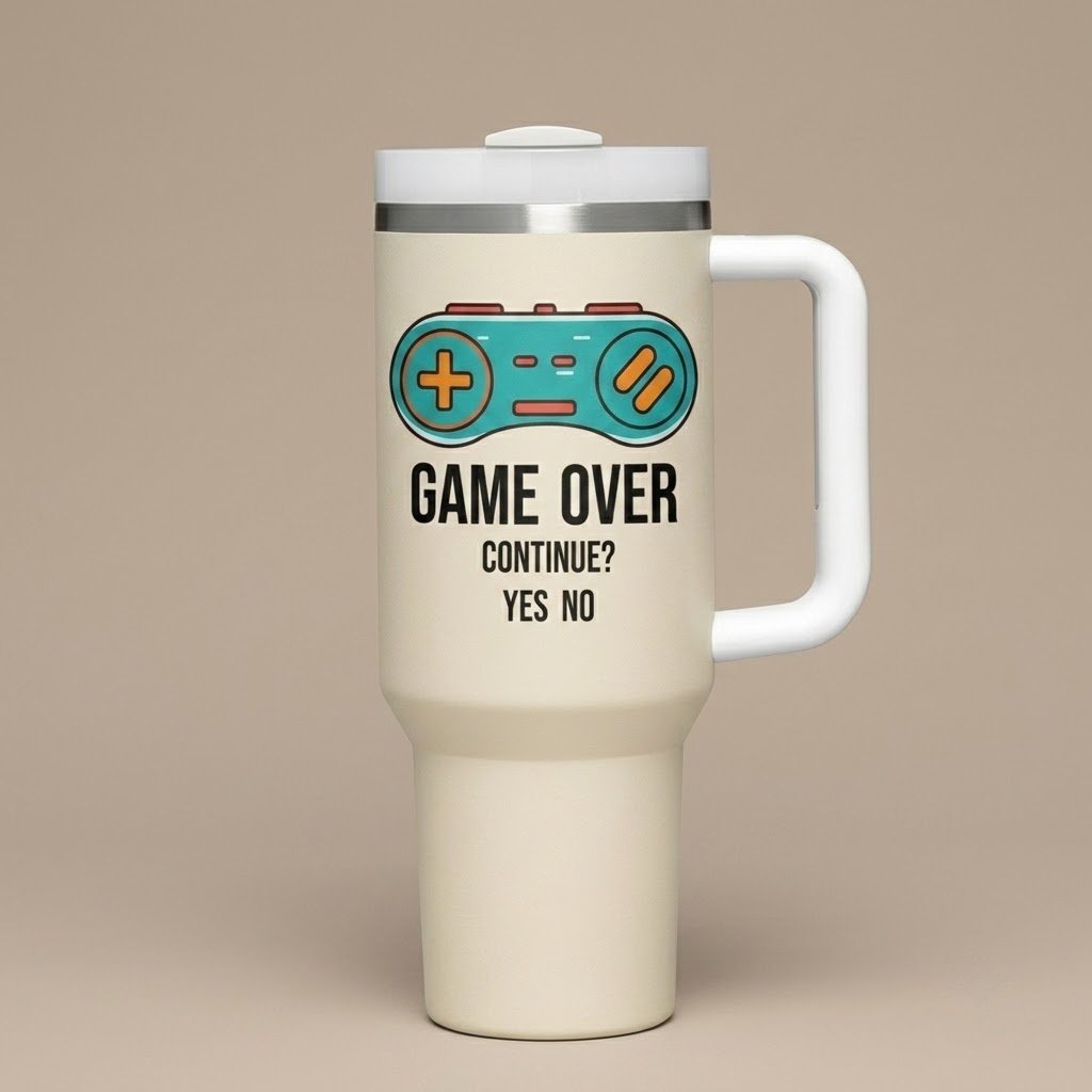 Custom Stainless Steel Tumbler - Travel Coffee Mug Fit for Car Cup Holder
