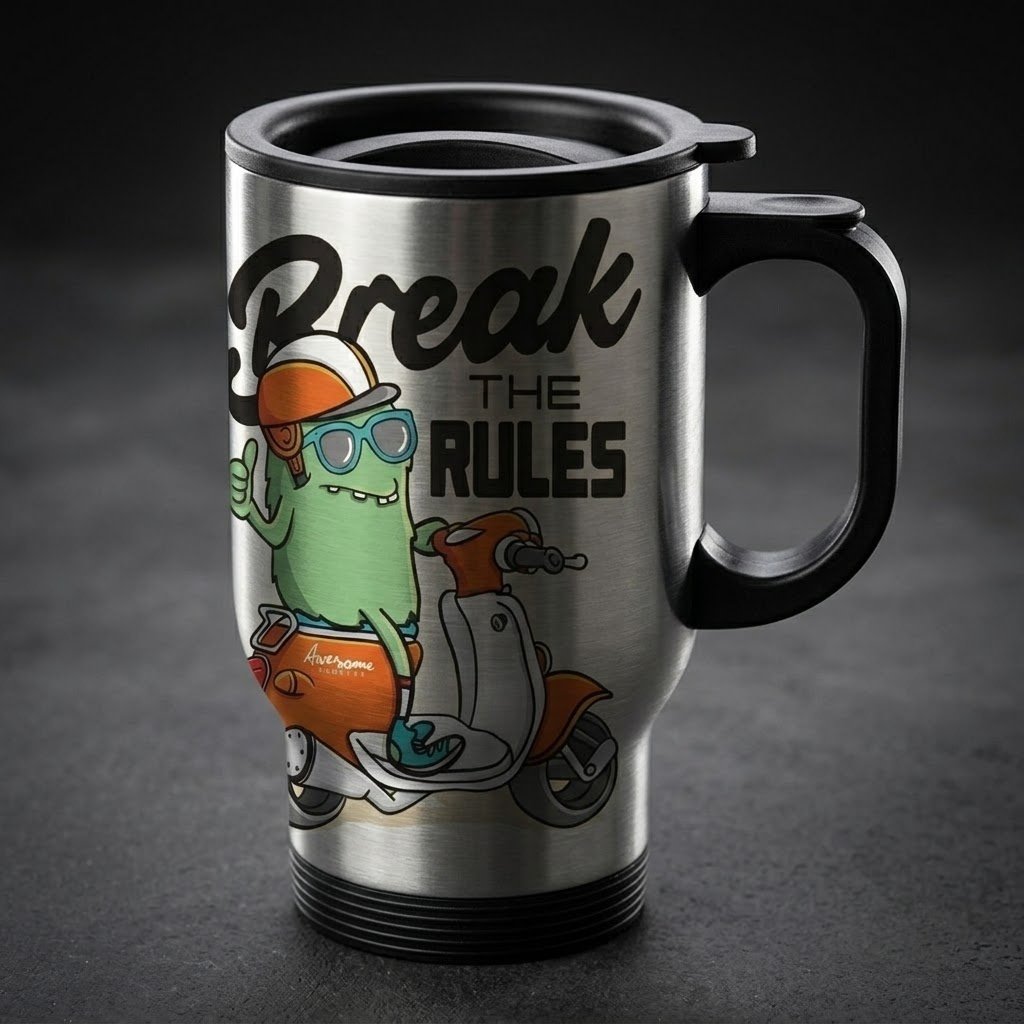 Custom Stainless Steel Tumbler - 304 Food-Grade Stainless Steel Construction
