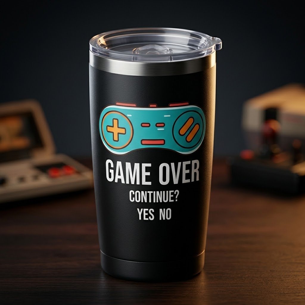 Custom Stainless Steel Tumbler - Sweat Free Exterior Finish