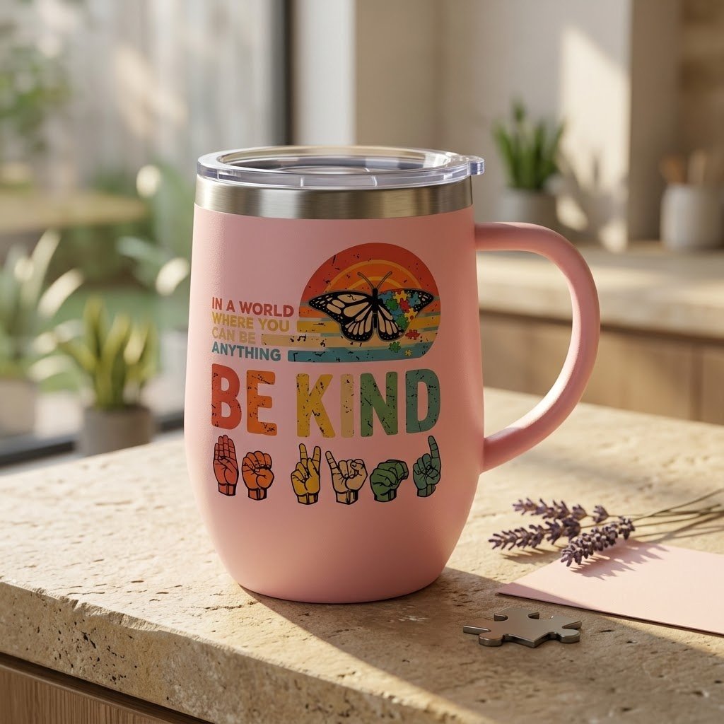 Custom Stainless Steel Tumbler - Cold 24H Hot 12H Travel Mug