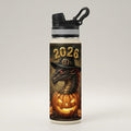 Custom Stainless Steel Tumbler with Straw - Double Wall Vacuum Insulation