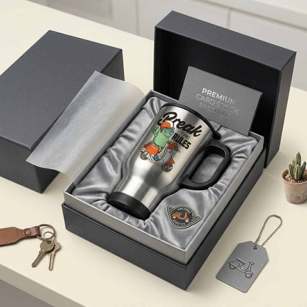 Custom Stainless Steel Tumbler - Aesthetic Personalised Travel Mug