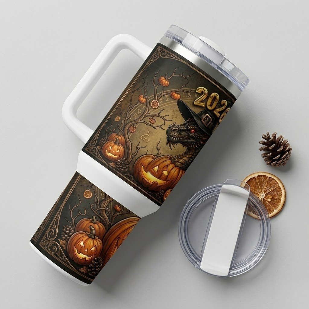 Custom Stainless Steel Tumbler - Double-wall vacuum insulation close up
