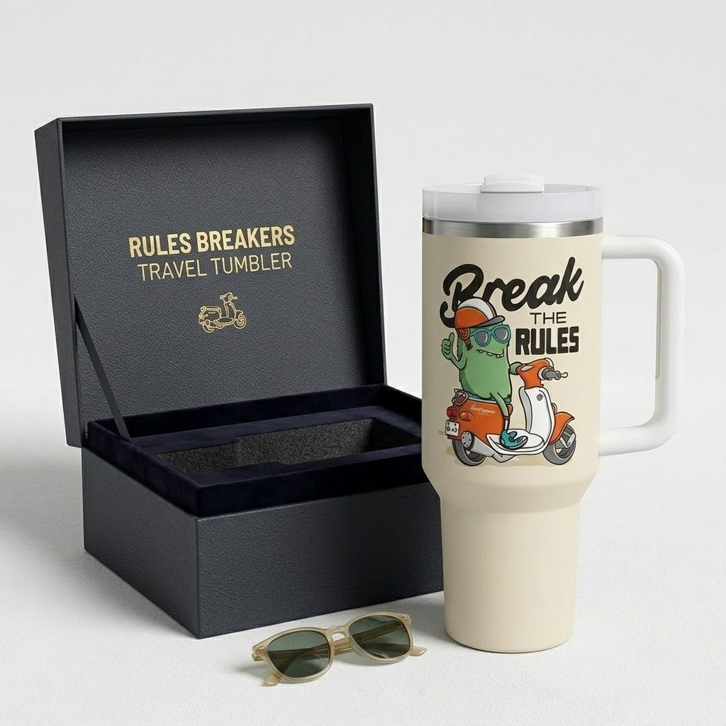 Custom Stainless Steel Tumbler - Personalized Coffee Mug for Travel
