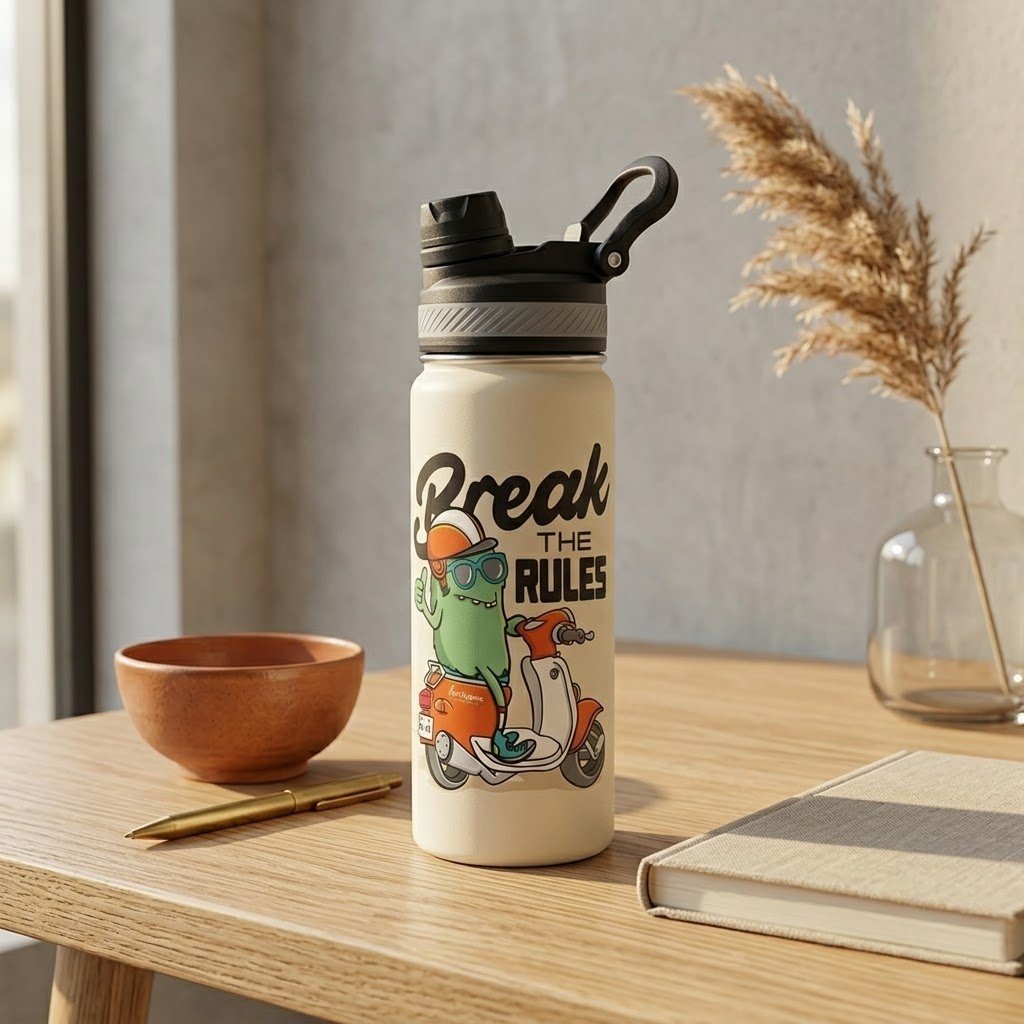 Custom Stainless Steel Tumbler - 304 food-grade stainless steel interior