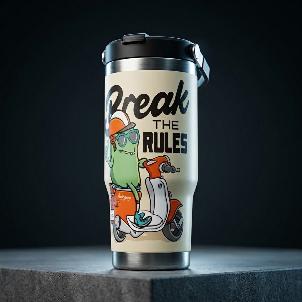 Custom Stainless Steel Tumbler - 304 Food Grade Stainless Steel