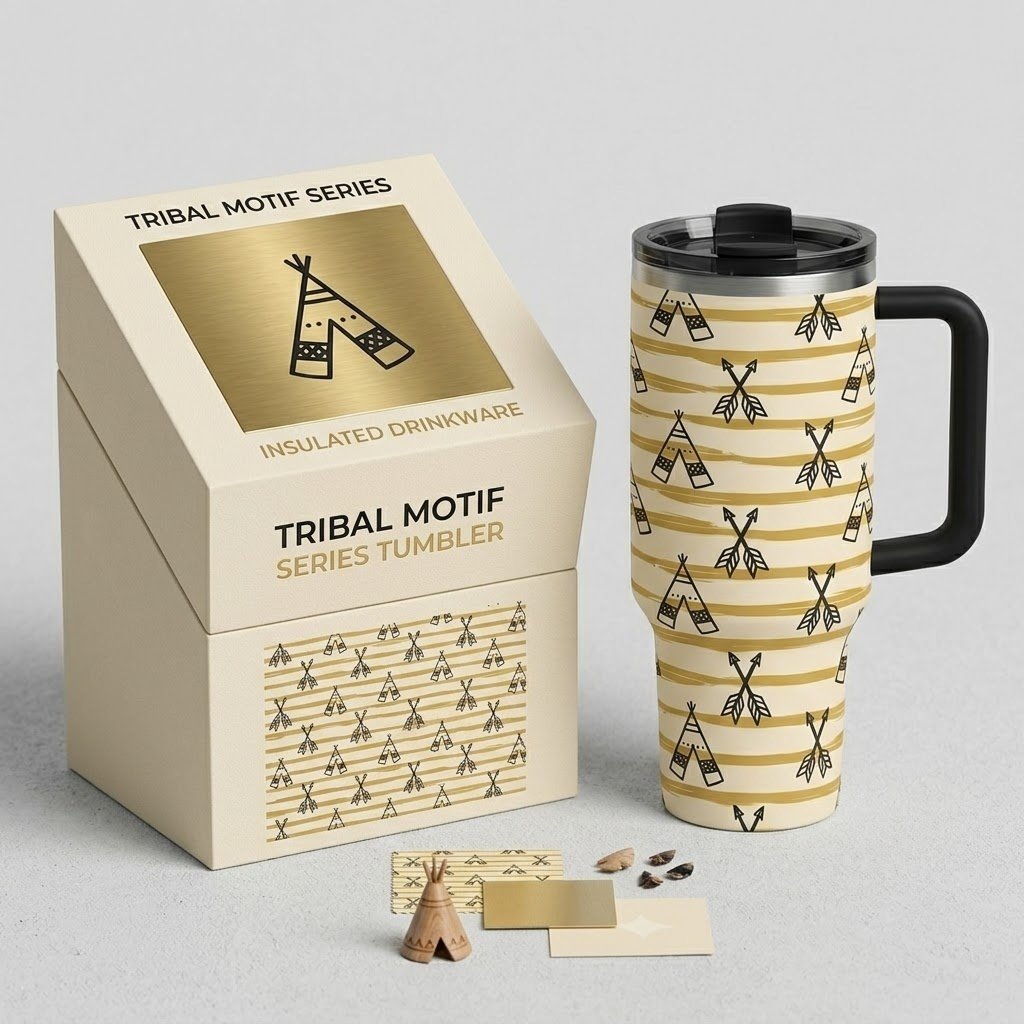 Custom Stainless Steel Tumbler - Aesthetic Travel Mug