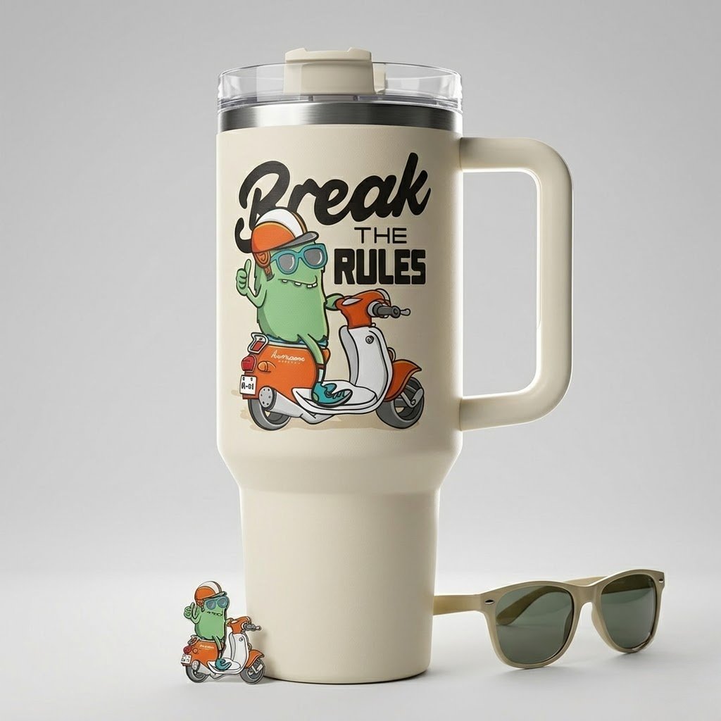 Custom Stainless Steel Tumbler - 304 Food Grade Stainless Steel Construction