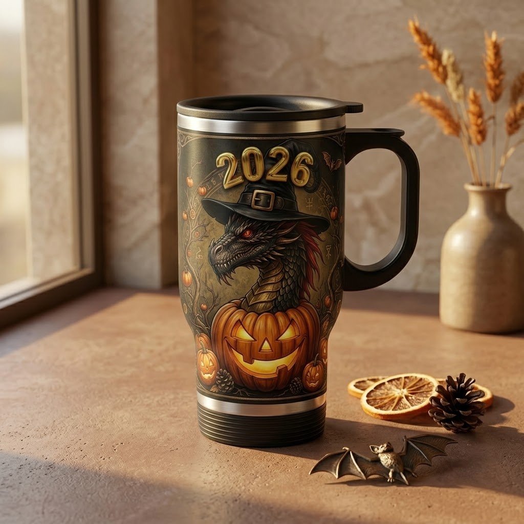 Custom Stainless Steel Tumbler - Personalized Travel Coffee Mug