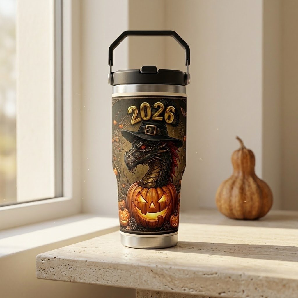 Custom Stainless Steel Tumbler - Cold and Hot Temperature Retention