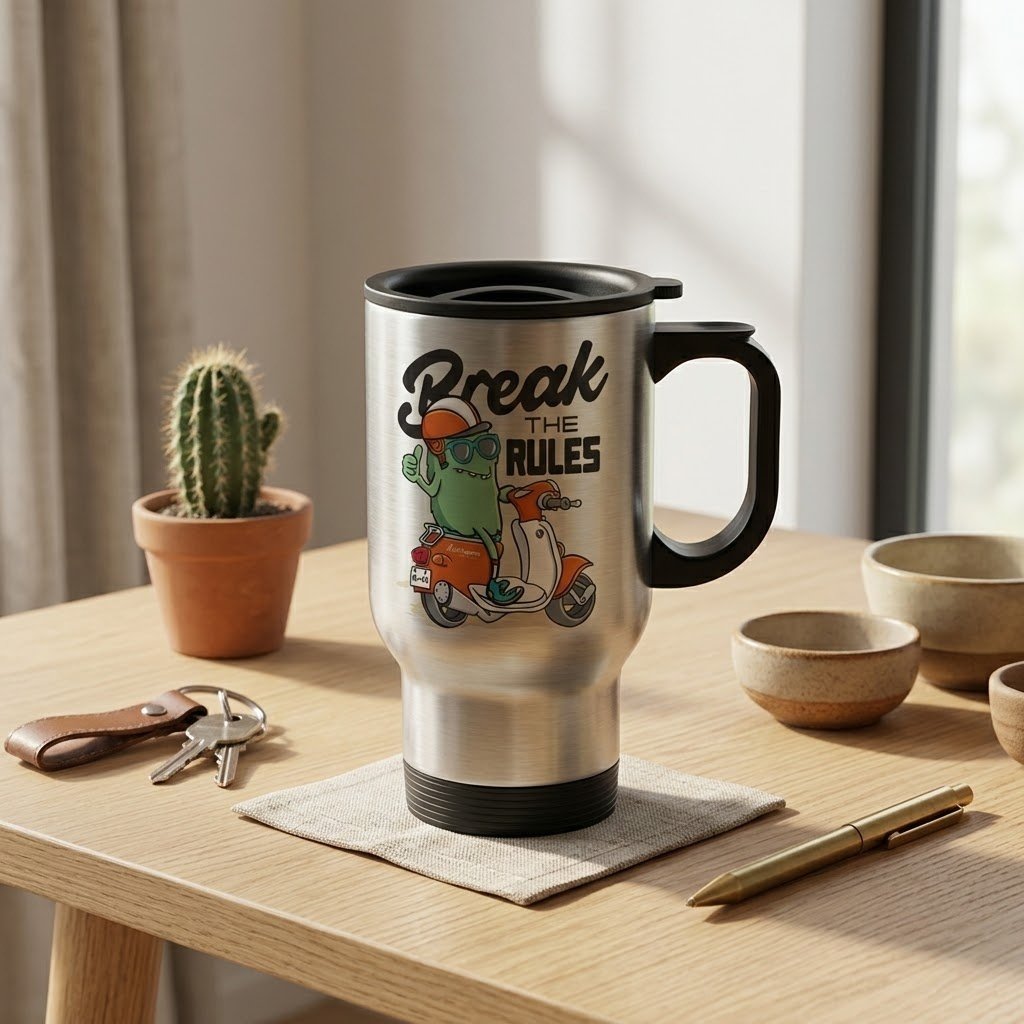 Custom Stainless Steel Tumbler - Sweat-Free Exterior Finish
